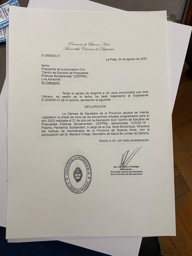 CeppBo's tweet photo. Directora del Instituto de Hemoterapia de la Provincia de Buenos Aires, con la participación del Dr. Mariano Ortega, Secretario de Salud de Lomas de Zamora. https://t.co/klmTTJXvP1