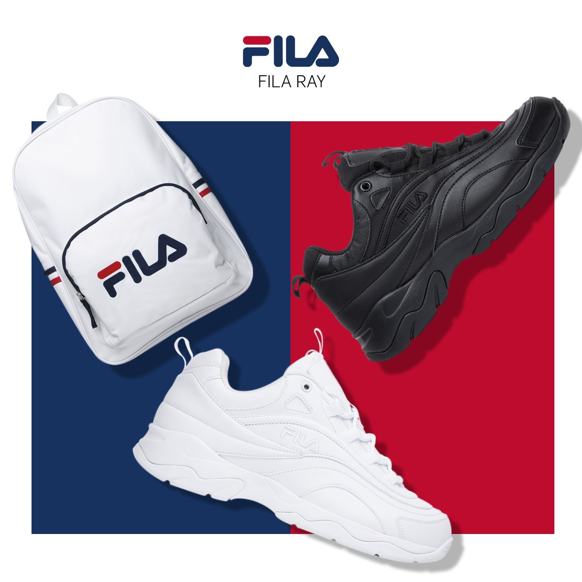 FILAMXoficial's tweet photo. ¡Siempre esenciales! Regresamos con los básicos #FILAStyle.
#FILARay #FILABackpack https://t.co/ZoWRBcyAO0