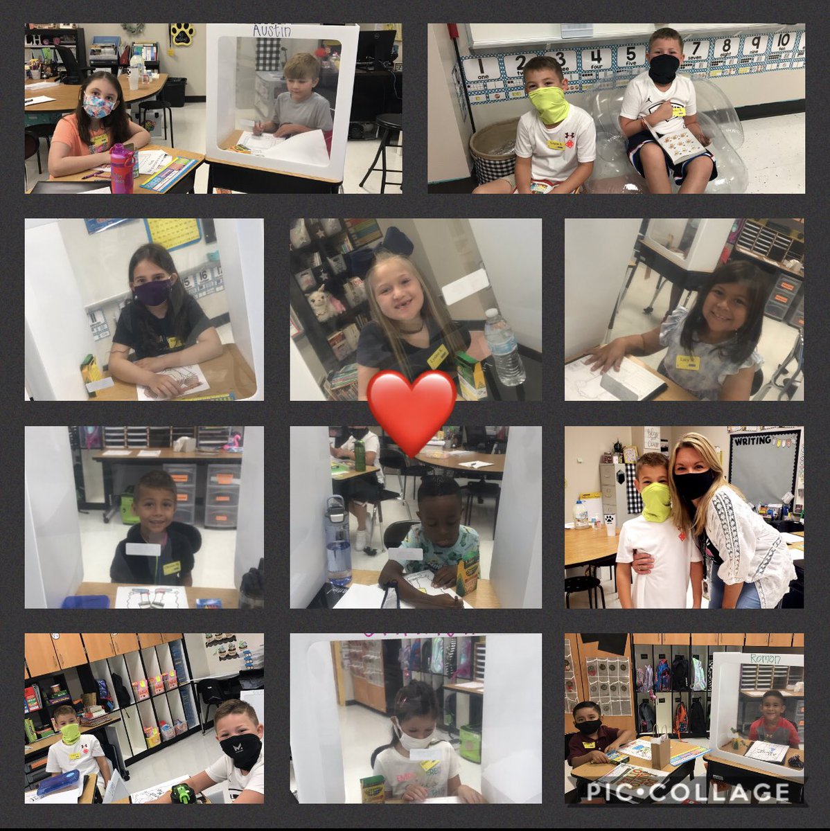 LHHitt's tweet photo. No First Day Jitters here! ❤️ #RCISDFirstDay https://t.co/2nzcBJ23Ve
