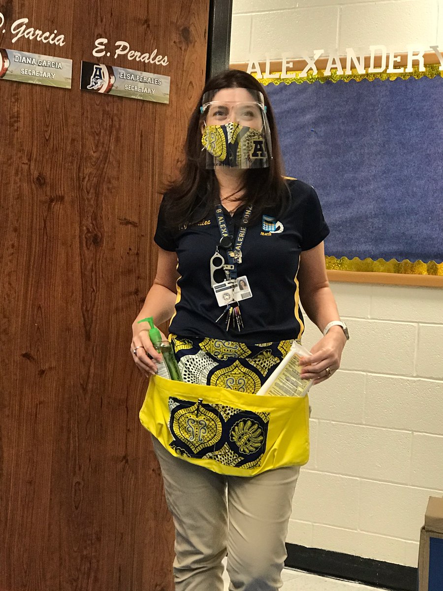 Hey Bulldogs! Great firstt day of school today. I visited several virtual classrooms and saw many of you in attendance and with a positive attitude. Let's give it up for Ms. Gonzalez. I believe she was the safest and most school spirited teacher today. #TheAlexanderWay