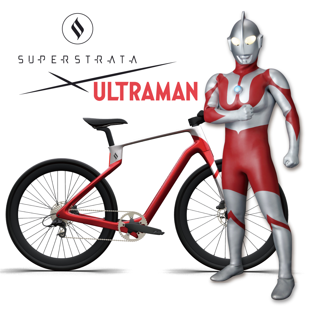 mmmryo's tweet photo. カーボンフレームを3Dプリントして作るSuperstrataが、初代ウルトラマンとコラボ。このカラーリングめっちゃカッコいい! マットブラックの末端とすっごくマッチしてる。すでに各モデルを購入予約した人でもアップグレードできるって。
https://t.co/WkvP6RjpKN
#Superstrata #ebike #電動自転車 https://t.co/LYFTCrd1WM