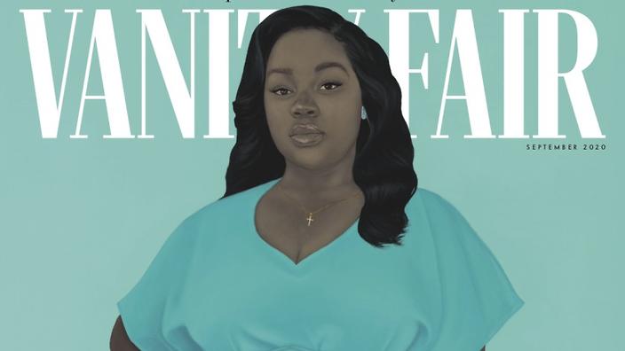 Stunning portrait of Breonna Taylor by artist Amy Sherald on the September cover of Vanity Fair: tinyurl.com/y5ay9c65