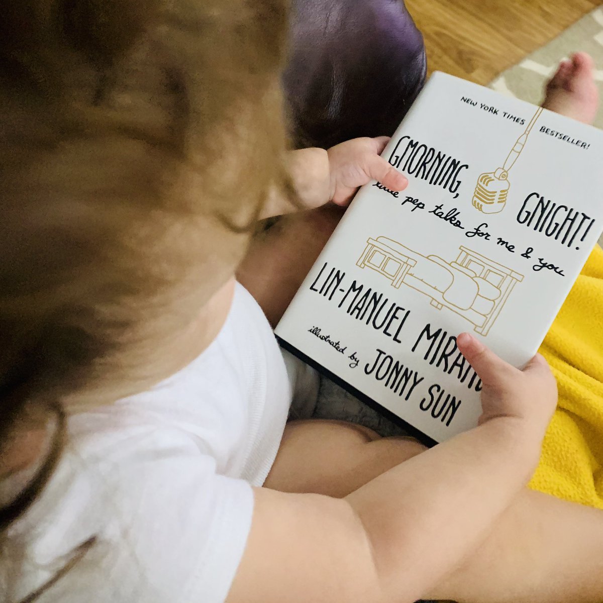 amadiris_s's tweet photo. My one year old’s bedtime book of choice @Lin_Manuel https://t.co/yEshjDZBVR