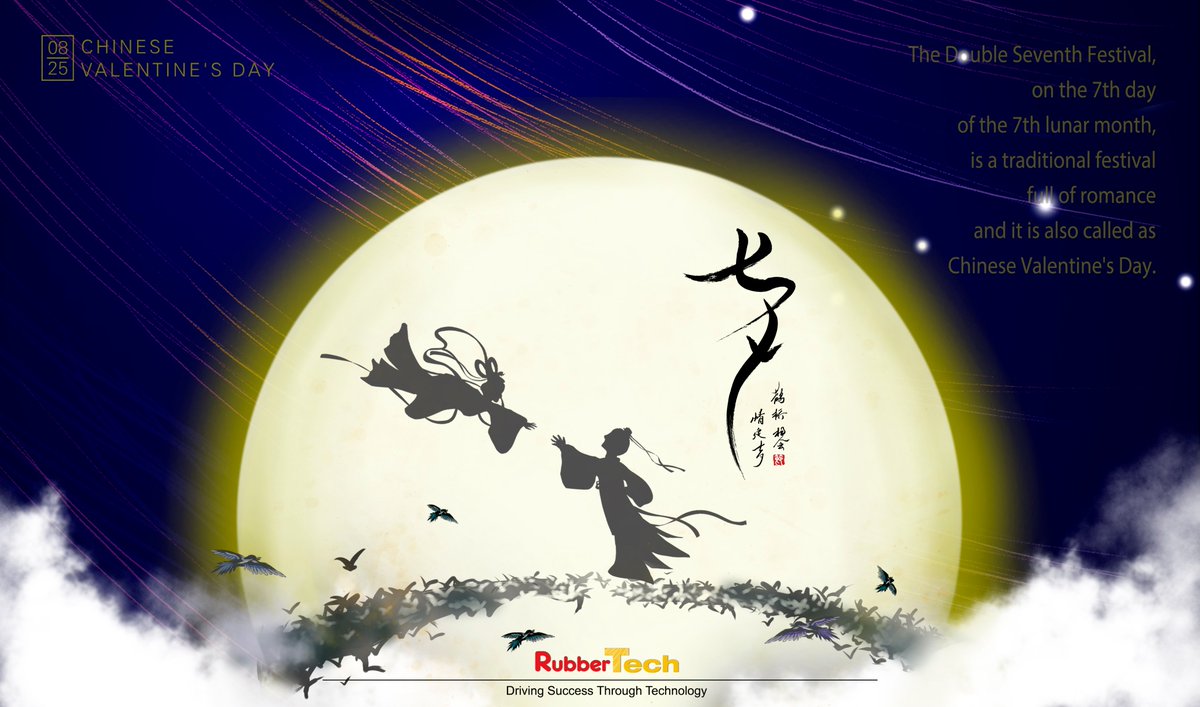 RubbertechC's tweet image. Chinese Valentine's Day, also known as the "Double Seven Festival" falls on the seventh day of the seventh lunar month and is celebrated for the reunion of Niu Lang and Zhi Nv.