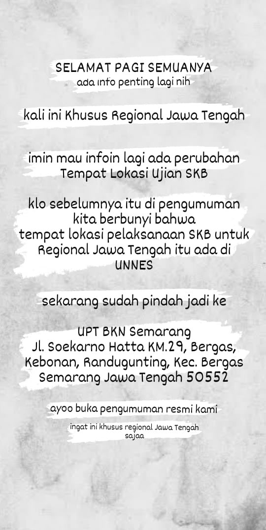 SELEKSI CASN KEMENKUMHAM tweet media