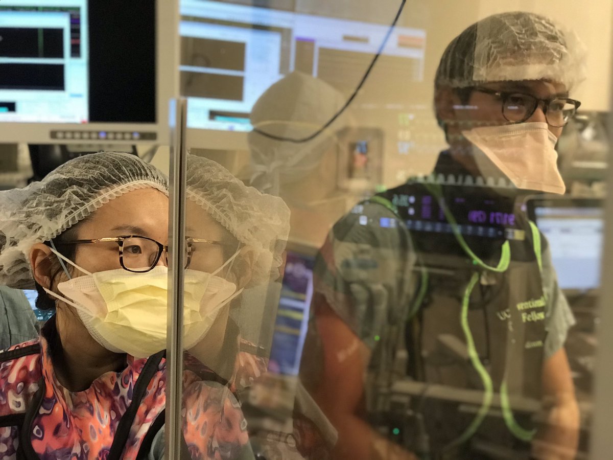 Eric H Yang, MD (@datsunian) on Twitter photo What does this lead shield artsy shot during a Mitraclip purport to show?
...the complex duality of <a href="/uclaCVfellows/">UCLA Cardiology Fellowship</a> #bruinhearts Chief <a href="/RuthHsiaoMD/">Ruth Hsiao</a> as both leader and film auteur...
The (❤️applicant) world will soon bear witness...
Visit uclahealth.org/heart/cardiolo… for a taste... What does this lead shield artsy shot during a Mitraclip purport to show?
...the complex duality of <a href="/uclaCVfellows/">UCLA Cardiology Fellowship</a> #bruinhearts Chief <a href="/RuthHsiaoMD/">Ruth Hsiao</a> as both leader and film auteur...
The (❤️applicant) world will soon bear witness...
Visit uclahealth.org/heart/cardiolo… for a taste...