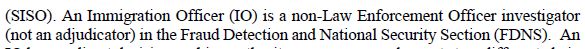 BradBanias's tweet image. @USCIS's Jill Eggleston uses my new favorite term to describe FDNS officers: "non-Law Enforcement Officers" in a sworn declaration. I couldn't describe their role better; they are truly enforcers of non-law. #FunwithFOIA #litigationworks