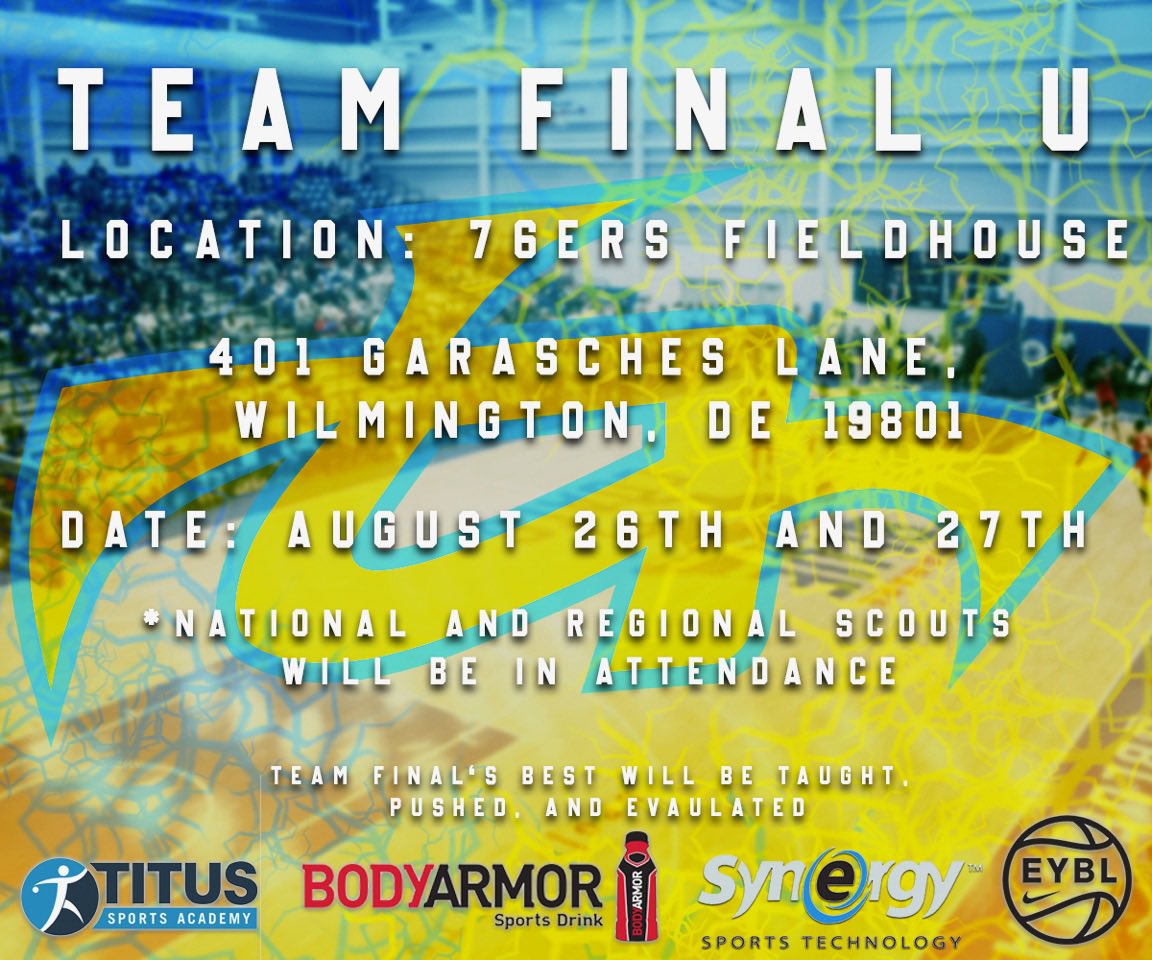 Team Final Nike EYBL on Twitter "College Coaches! This Wednesday and