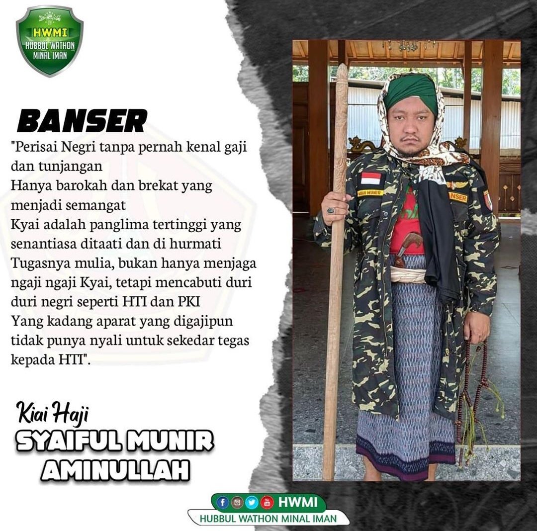 Dr. K.H.  Syaiful Munir Aminullah.

🙏🙏