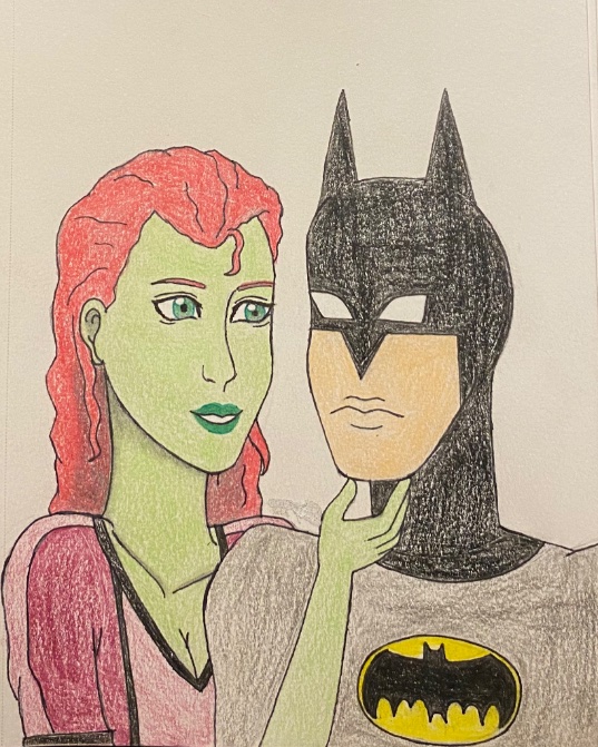 B3lle2023's tweet photo. #PoisonIvy is flirting with #Batman. 😉💚🦇 #batmanarkhamasylum #BatmanArkhamKnight #PamelaIsley #BruceWayne #fanart #art #drawing #drawings #drawingart #drawingcomics #drawingaugust #comic #comics #comicart #WB #DC #DCFanDome #WBInteractive #BatmanFanart https://t.co/xjoCfnn9B0
