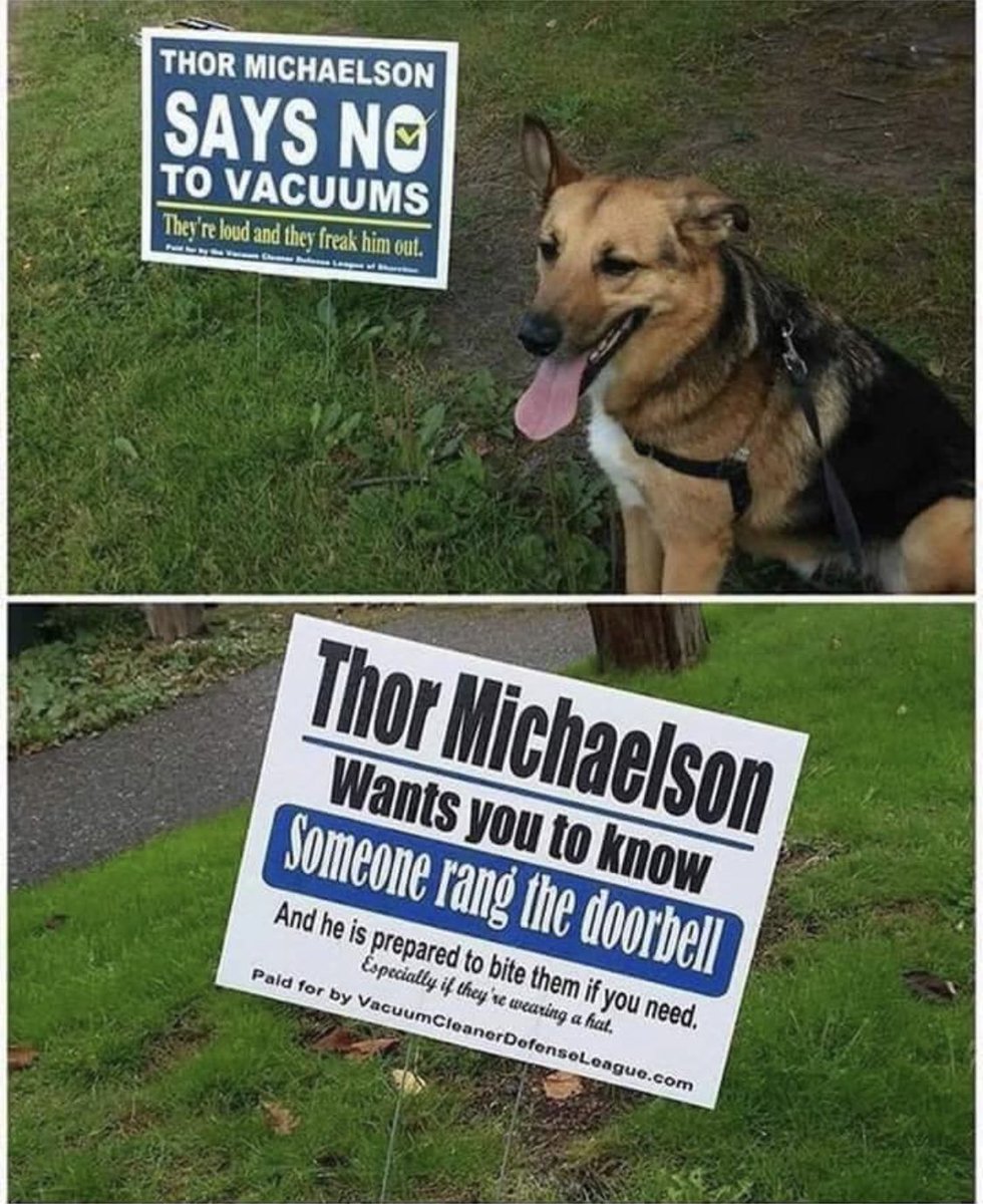 aprilwright's tweet photo. #thormichaelson also adds “NO VACUUMS” https://t.co/77AOwVouA6