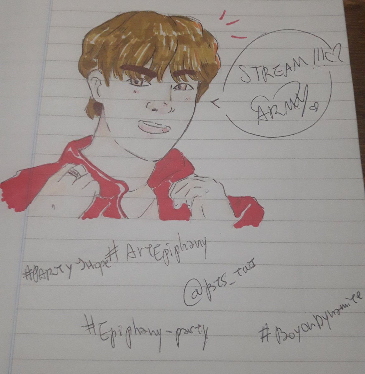 bani14718303's tweet photo. STREAM!!!!
#fanartsbts
#BTS_Dynamite #PartyJHope #Boyondynamite @BTS_twt #Epiphany_party Arteee purooo🌺🌸🌼🤟💜👉🌸🌸🌸 https://t.co/3y76BjiAKL