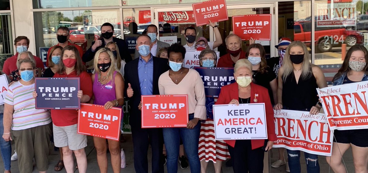 RobertCSprague's tweet photo. Enthusiasm is through the roof in Kettering! Thank you for letting me join you today, and keep up the great work! @ohiogop https://t.co/LauB0E5MOI