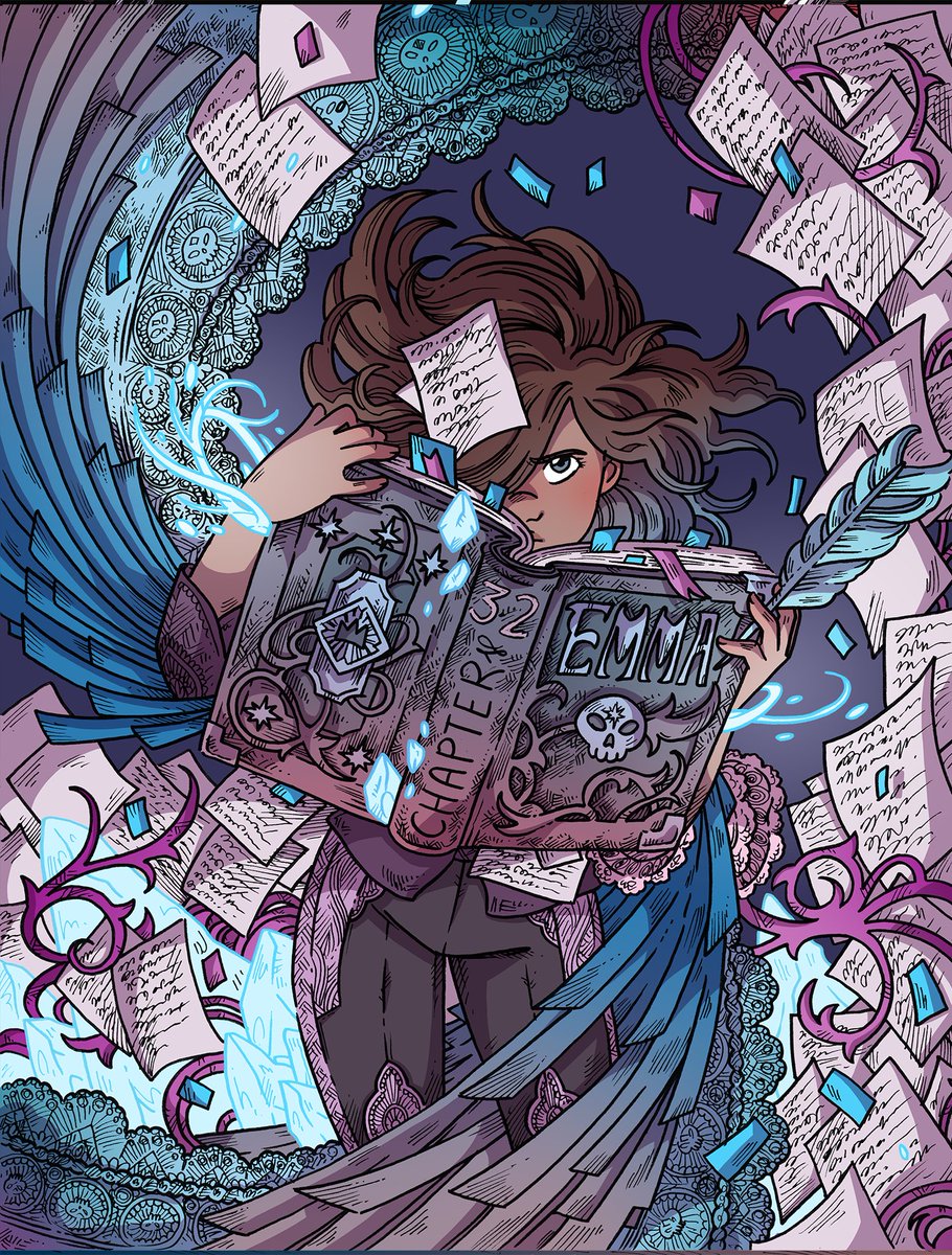 I got new followers, so here is my casual reminder to check out my webcomic Namesake; it's a fairy tale adventure fantasy with big eldritch muses and a world-hopper &amp; reality warper sister duo. And also Cheshire Cats. 
?https://t.co/JQuKCT0SXy? 