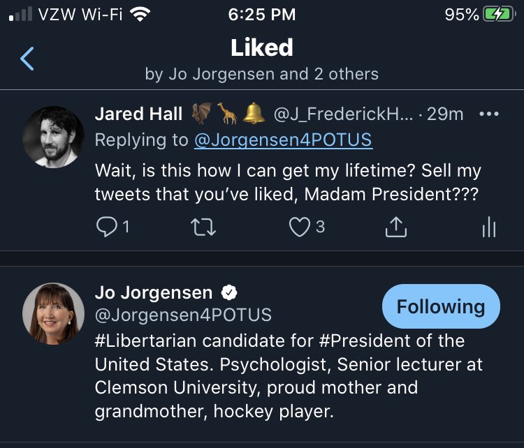 Jo Jorgensen On Twitter