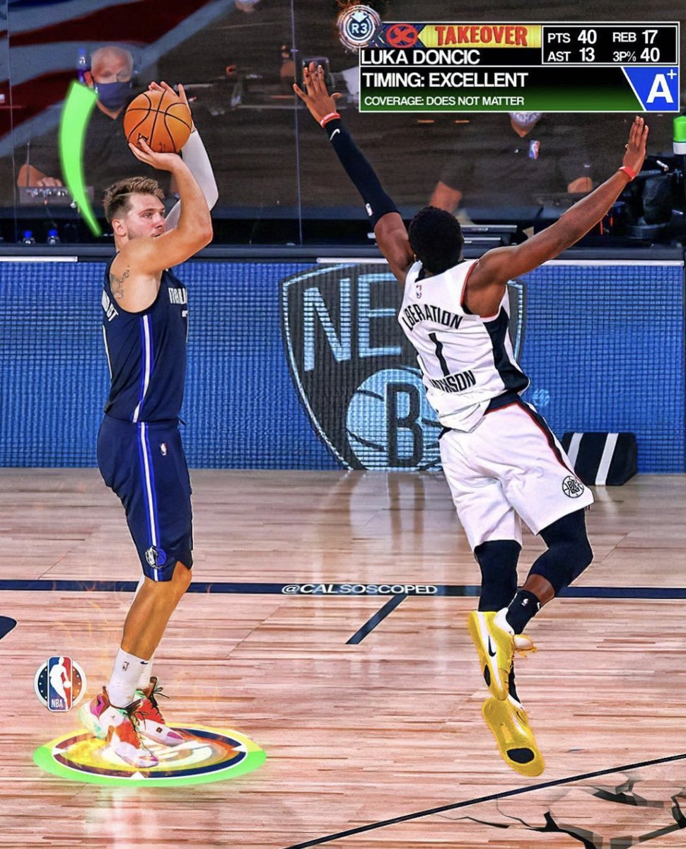 RTNBA's tweet photo. Irish Spring Green Green GREEN GREEN, Big Shot Luka🔥 https://t.co/vBF0wioURp