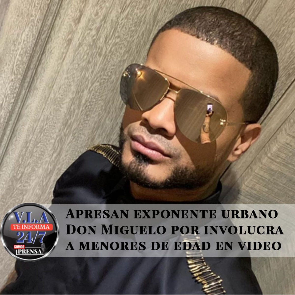 Wilsonmmma's tweet photo. Fiscalia detiene a Don Miguelo por involucrar a menores de edad en video sensual
@CrisaldyRvera 
@deibymartec https://t.co/7VZ2lMwWCC