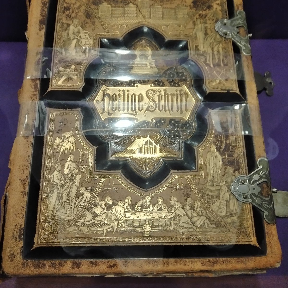 1870s German Bible from St. John Lutheran Church on Richmond, IN. #WCCollects