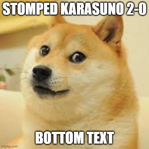 TeamDogeOW's tweet photo. We #stomped Karasuno 2-0 https://t.co/jQ7l2xM37S