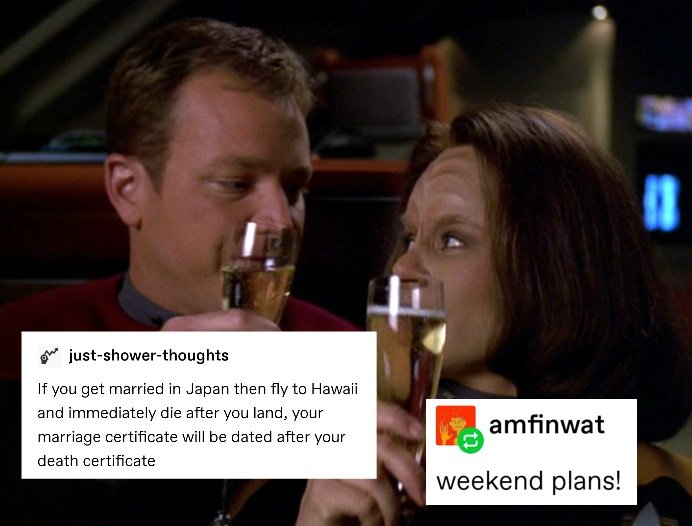 (this one might be *too* niche but i truly believe b'elanna would take a special interest in wlw drama)