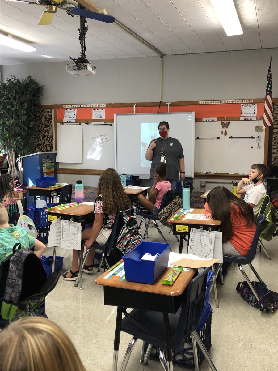 Miss Gann provided a lesson and discussion with every class about masks (why, how, when) and hand washing.