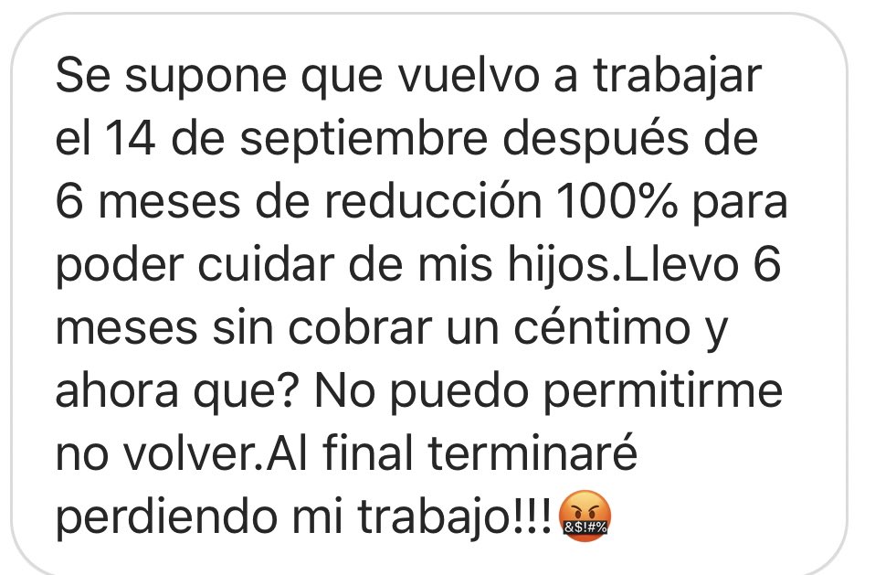 malasmadres's tweet photo. La renuncia. Cientos de mensajes como este. Las consecuencias de la no vuelta al colegio presencial... #estoNOesconciliar #porunavueltaalcolegiosegura https://t.co/bssBWbtSyO