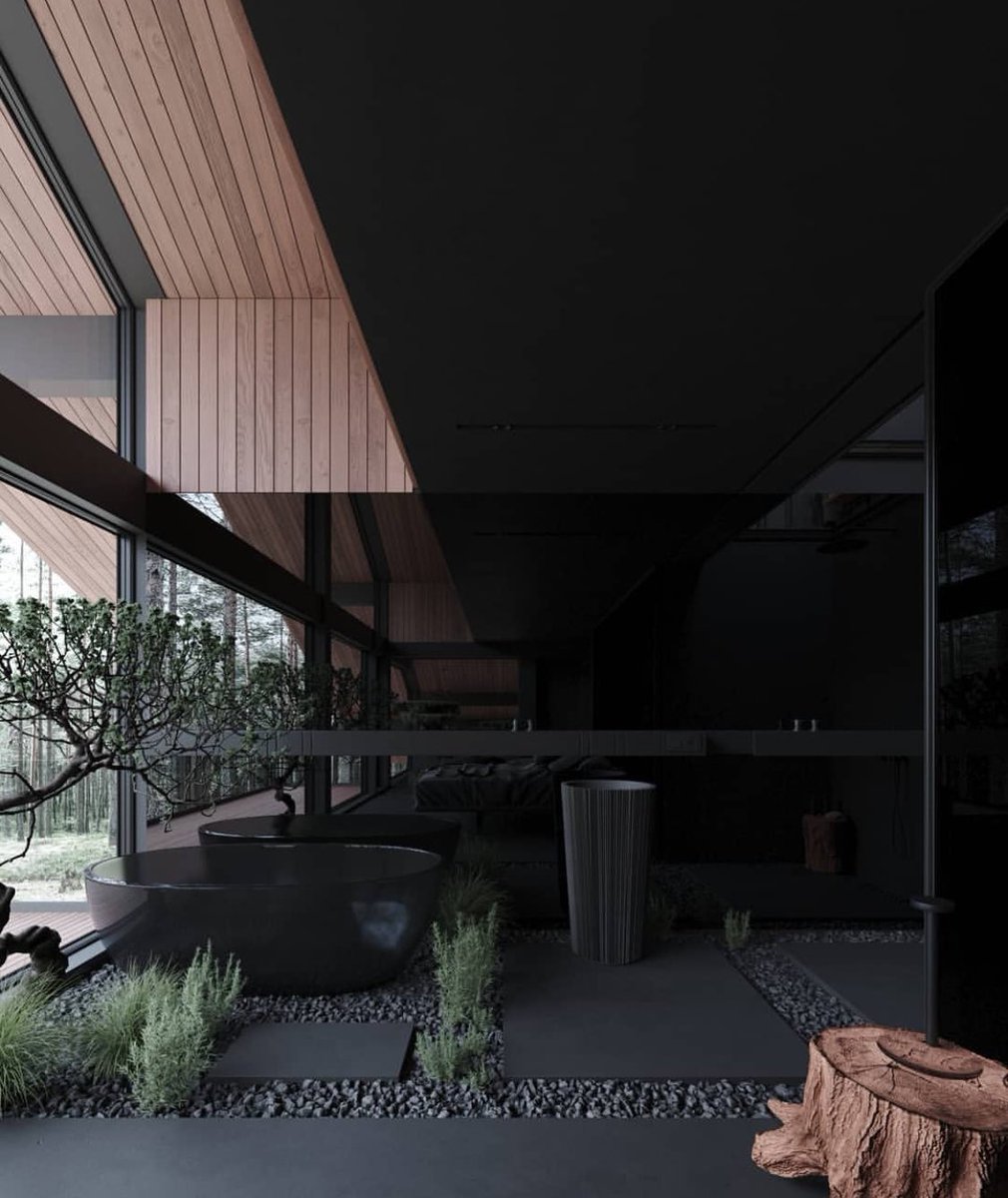 INTERIORPORN1's tweet photo. Dark interior like this is incredible https://t.co/NHNlv4i9eM