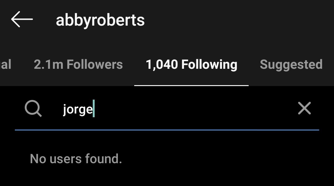 tiktckerz's tweet photo. #abbyroberts tweets out! she unfollowed #jorgegaray and #benjikrol on instagram 🤭 https://t.co/DwnOkzEC6b