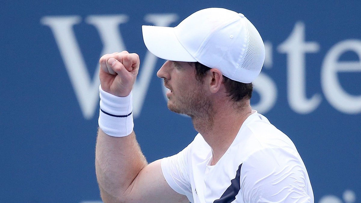 bwin's tweet image. Two-time champion Andy Murray is through to the last 16 of the Cincinnati Masters.

He has seen off 5th seed Alexander Zverev 6-3 3-6 7-5.

#WesternandSouthernOpen #CincyTennis