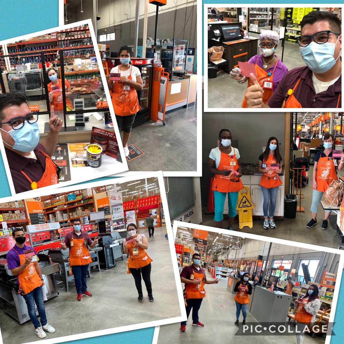 Congrats to all these associates and more! 85.7% Cashier Friendliness and beat credit goal by 200% last week! Way to go #0263 #Bravo