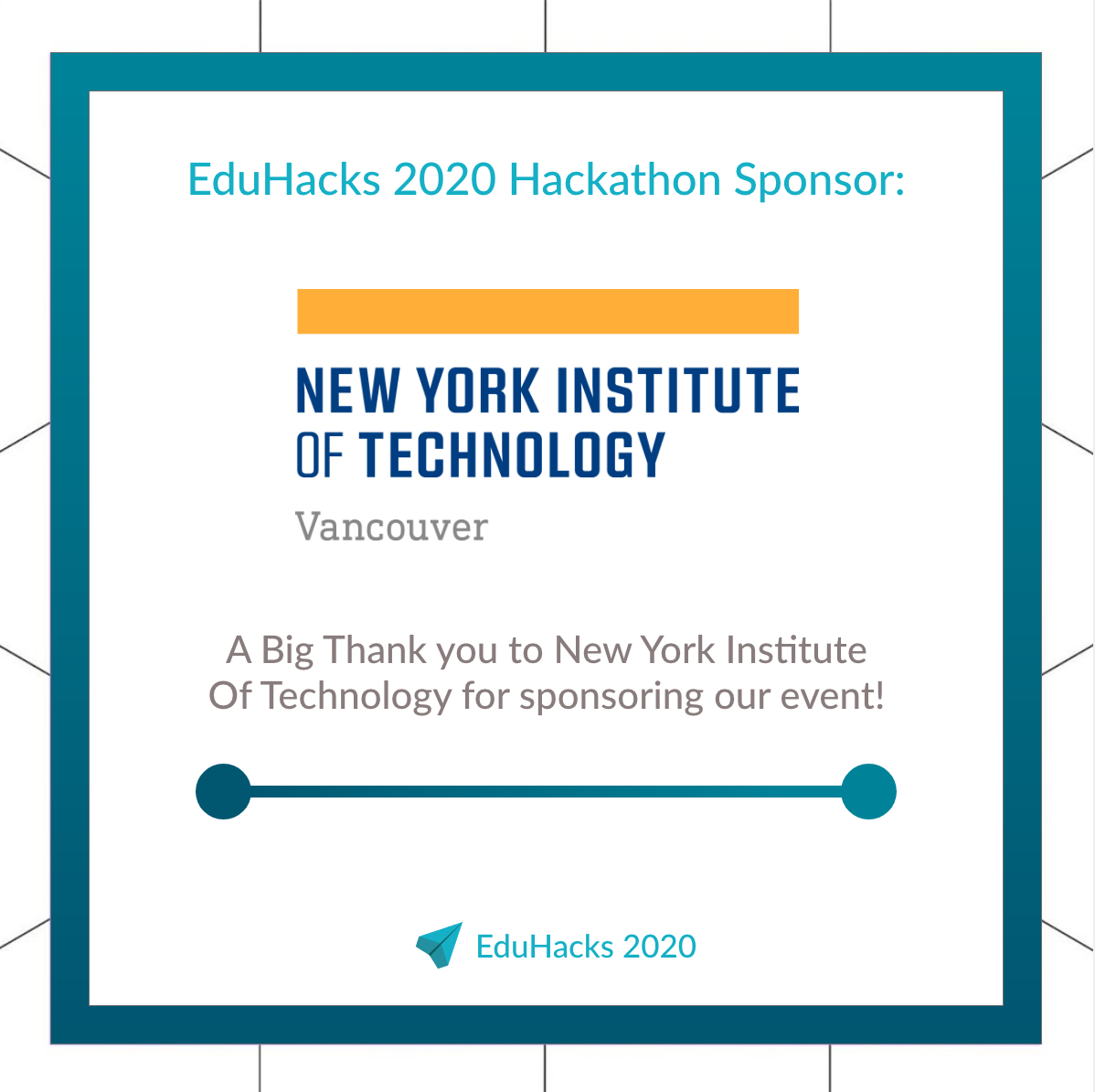 EduHacks 2020 tweet media