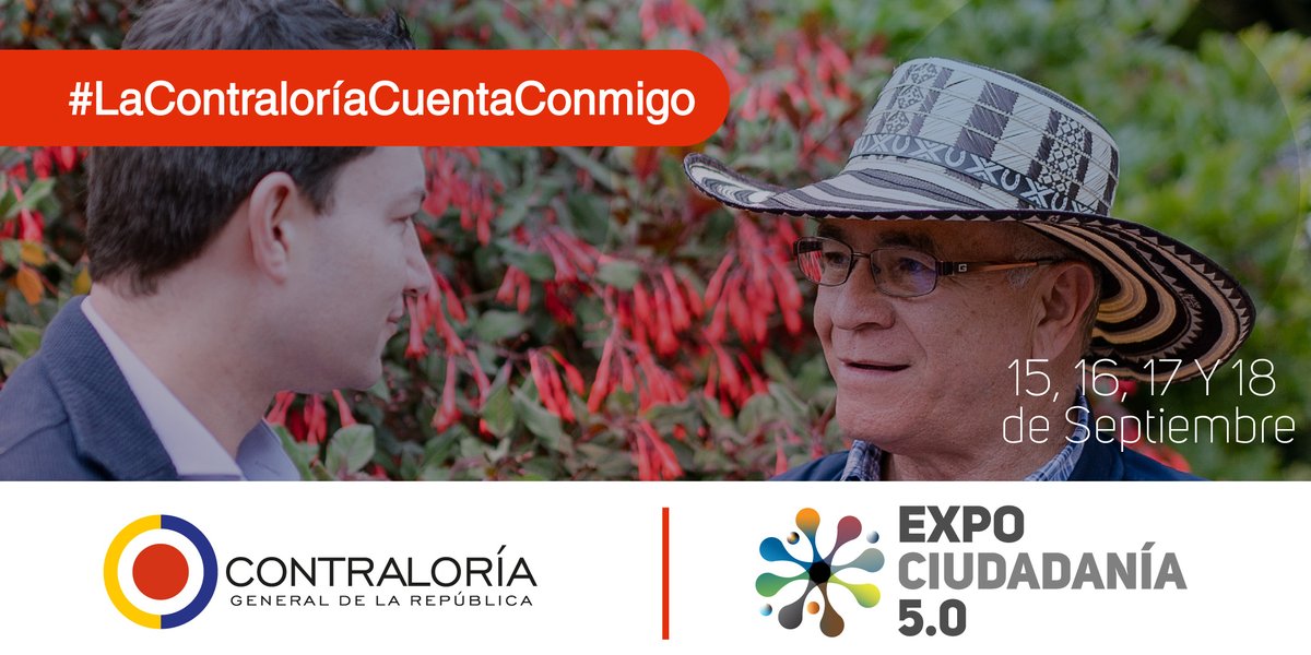 eventos_general's tweet photo. #ExpoCiudadania 5.0 nace para que puedas conocer una entidad que te escucha, entiende, acompaña, resuelve tus inquietudes y está contigo en tu vida diaria. En la #Contraloría el compromiso es con todos los #Ciudadanos. 
Inscríbete aquí: https://t.co/067Yg1Iucv
#MásCiudadanía https://t.co/sUldu53TPc