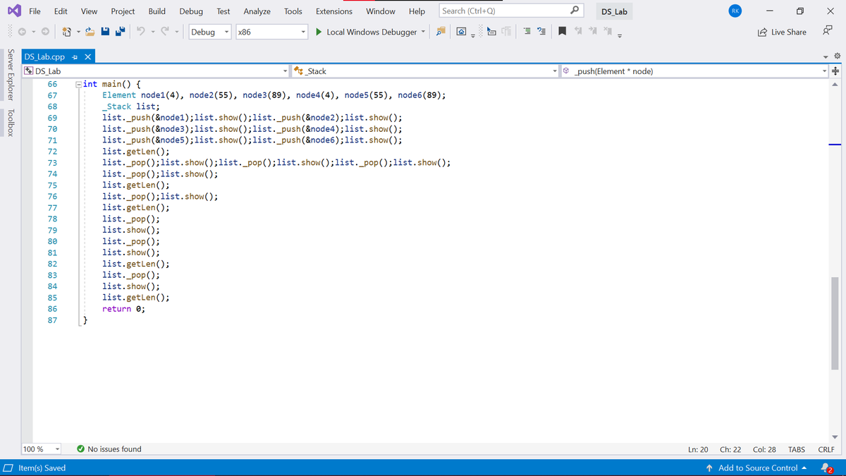 ModulusMod's tweet image. #100DayaOfCode
Day-61
Today I've learn, how to implement Stack using LinkedList using OOP's in c++.