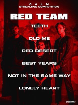 swftsos's tweet image. ashton w red hair for our mascot? #REDTEAM #CALMPromoComp #STREAMTEETH