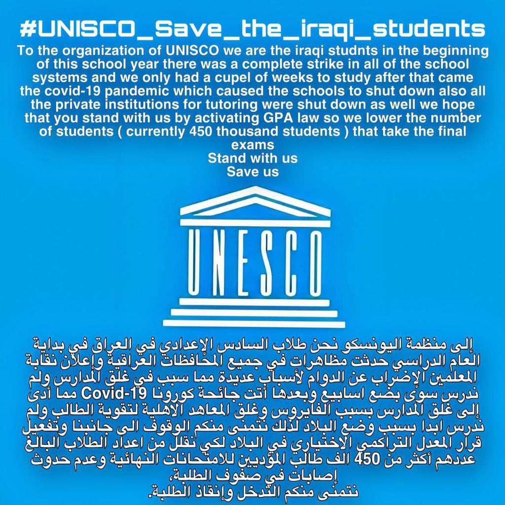 hsenalu80's tweet photo. #un_Save_the_iraqi_students https://t.co/Z0lsRxoVdF