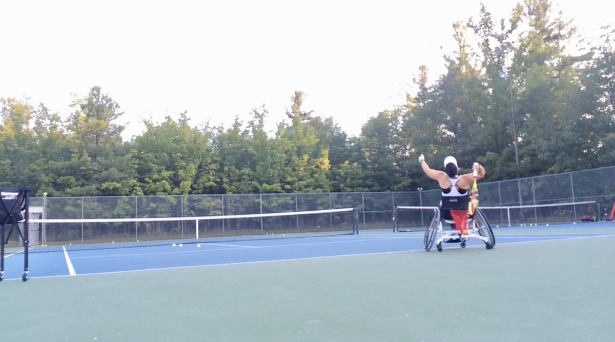 candice_combdon's tweet photo. 5 hours of on-court training today means one sore forearm for this chick! Time to rest and recover so Iβm ready for more on Thursday! π©π»βπ¦½πΎπͺπΌβ¨ #wheelchairtennis #paraathlete #spinabifidawarrior #restrecover #workhardplayhard @babolat @TCwheelchair @ONPARANETWORK https://t.co/hYEFwym8OX