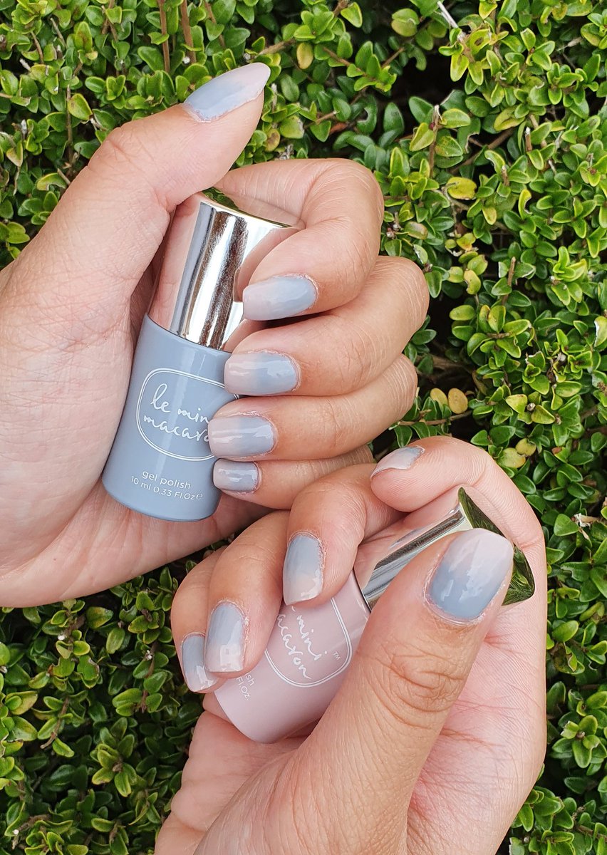 #nails #nail #art #semipermanent #leminimacaron #grey #ongles #vernis #polish #gelpolish #gradient #degrade #art