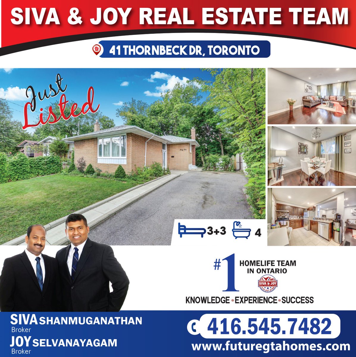 ihomerentals's tweet photo. ANOTHER PROPERTY JUST LISTED!
41 Thornbeck Dr, Toronto, Ontario
Beautiful raised bungalow for sale in quiet family neighbourhood!
#sivaandjoyrealestateteam #sivaandjoyteam #homelifefuturerealty #thornbackdrive #torontoproperty #torontobungalow https://t.co/Qhwnd42jIh