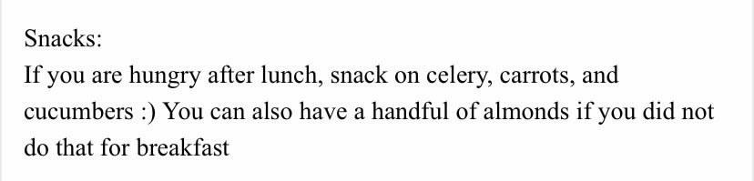 shitmodelmgmt's tweet image. This is a meal plan that IMG sent to a 16 year old model. This is literally how to have an eating disorder 101.