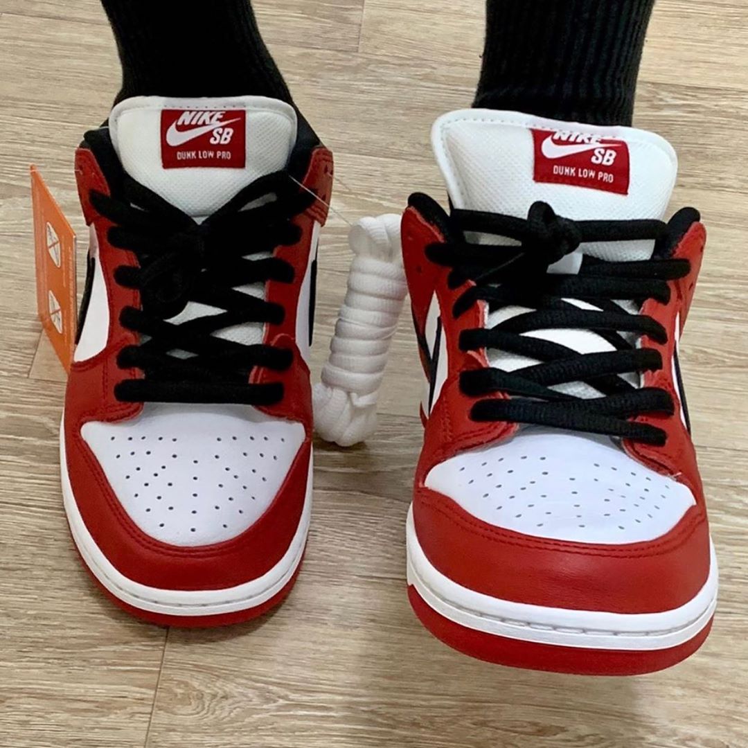 JustFreshKicks on Twitter: On Foot Look at the Nike SB Dunk Low Pro “ Chicago” https://t.co/893jSFccus https://t.co/D2mBqvlYwJ / Twitter