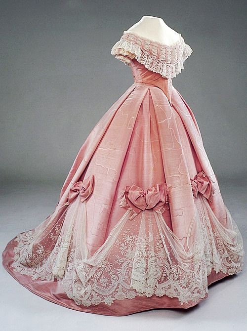 Boy With Luv as this extant c. 1865 ballgown