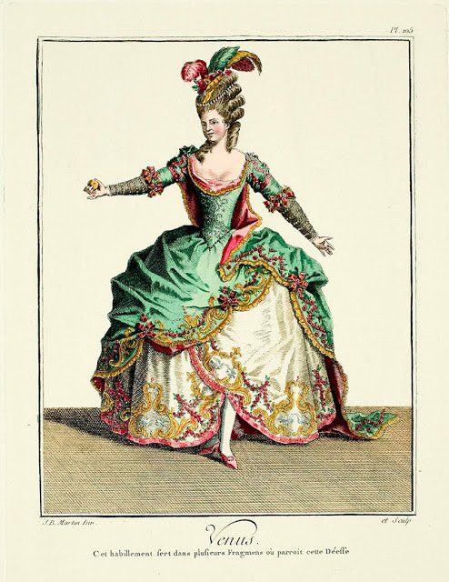 DNA as late 1700s/ rococo theater fashion