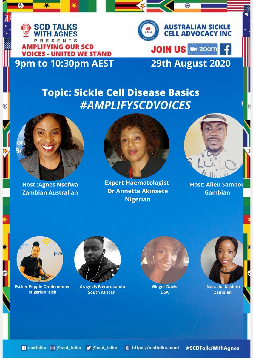 scd_talks's tweet photo. Get ready #Sickle #Cell #Community, this Saturday we will start out Ten +2 series of #AmplifySCDVoices. Be sure to join us. Join Zoom 
https://t.co/aEirG0YPLQ
Or #LiveOnFacebook

#Sicklecelldisease #Awareness #TogetherWeRise #Stronge #Together
#AmplifySCDVoices #SCDTalksWithAgnes https://t.co/D8jIsjT8Qi