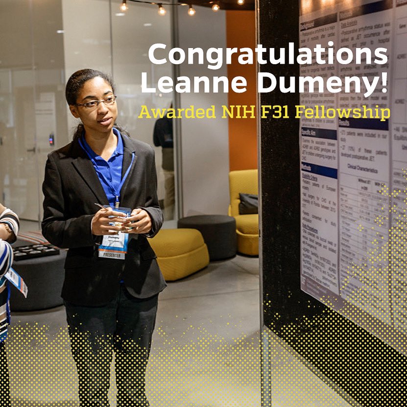 UFGenetics's tweet photo. Congratulations to Leanne Dumeny for being awarded a NIH F31 Fellowship! The purpose of this award is to enhance the diversity of the health-related research workforce by supporting the research training of predoctoral students from diverse backgrounds! #ufgi #gogators https://t.co/iEed3vf72Z