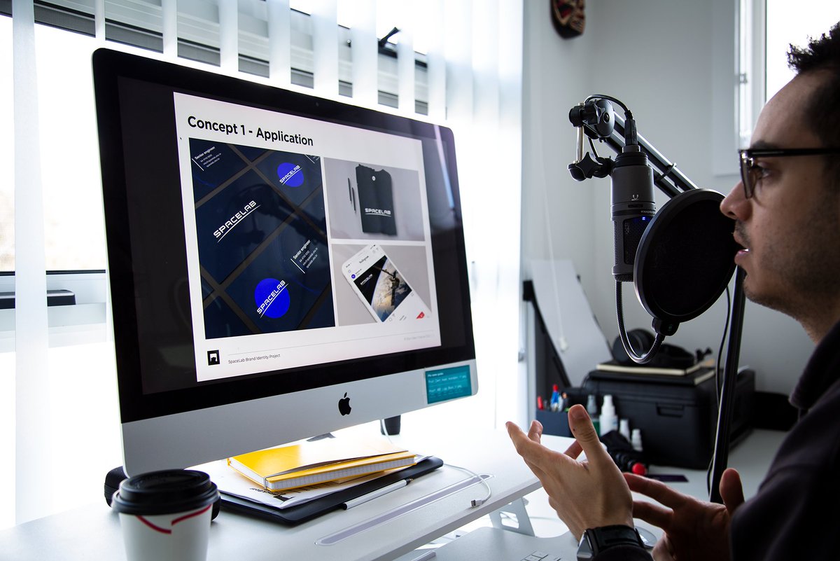 B_BearCreative's tweet image. Presenting concepts for our latest project for @SpaceLabUFSC. We will document our process and turn it into a mini YouTube series, so you can see the 4 step branding process in action!
#brandidentity #branding #logodesign #process