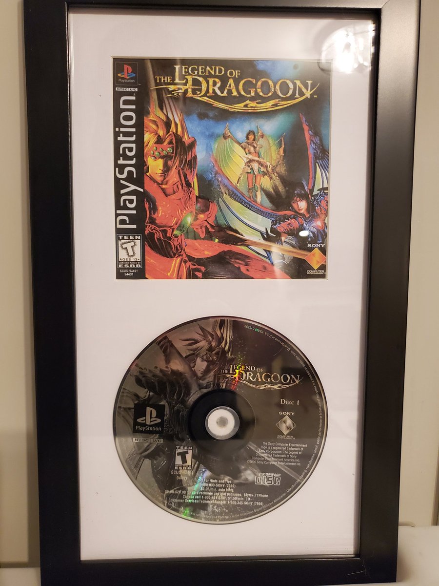 GooBizmo's tweet photo. Quick and cheap way to display some of my favorite classic games for my streaming room. Got the frames from Michaels. Turned out great! #Michaels #streamer #classicgaming #PS1 #ChronoCross #FFIX #FFVII #LegendofDragoon https://t.co/BSfcZl59Kg