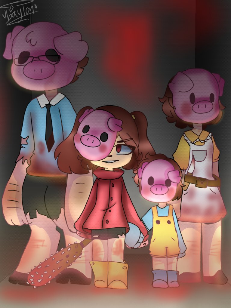 726Uwu's tweet photo. :"""^ 
Bueno aquí les traigo unos dibujos de piggy y a mike.exe xd Q—Q 
.
.
.
Bueno espero que les guste los dibujos T^T https://t.co/5GjFOKPMu3