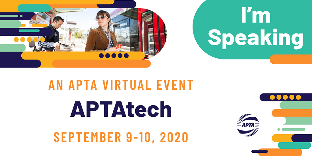 ACain_RossBar's tweet photo. I hope you will join me on September 9th at American Public Transportation Association's Virtual #APTATech2020 as I have the privilege of moderating the Chief Innovation Officer's RoundTable Session. 
https://t.co/Cq6kf3ZuQJ https://t.co/STohIjAlGg