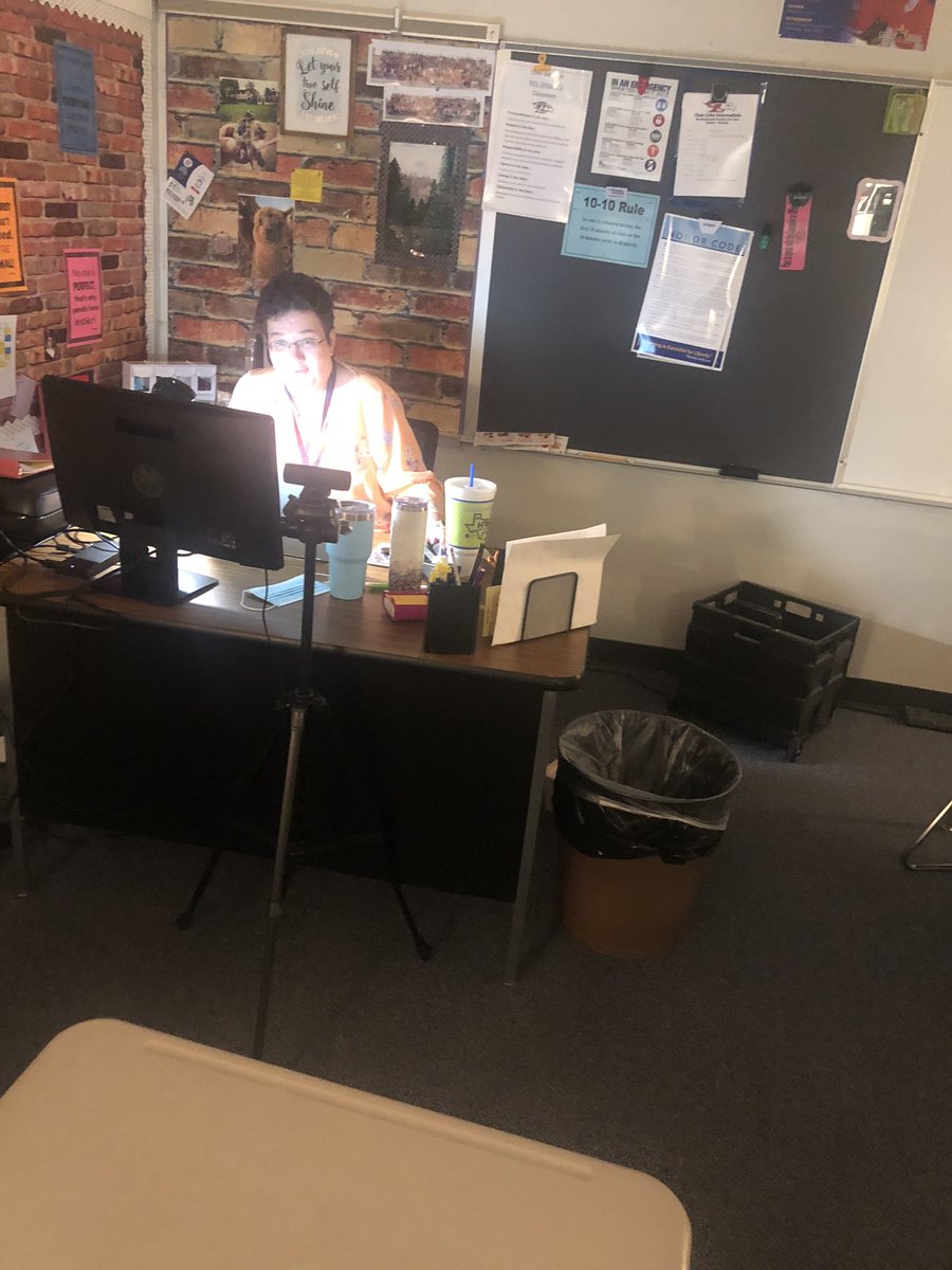 DorisAHerrmann's tweet photo. Today I walked into classrooms and watched teachers smiling, clapping, laughing - all because they were seeing students. It was pure joy!  #rememberingourwhy @CCISDLearnTech @ClearCreekISD @ccisdlearns https://t.co/rwqP6kBPxM