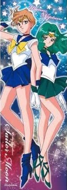 When character designs first leaked in late 2016 people quickly likened them to Haruka and Michiru from Sailor Moon.This grew further when people noticed that AkiYuka were literally replicating a pose from official art of HaruMichi.